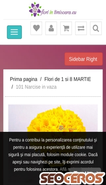 floriintimisoara.eu/flori-de-1-si-8-martie/101-narcise mobil náhled obrázku