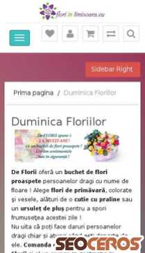 floriintimisoara.eu/flori-de-florii mobil förhandsvisning