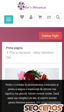 floriintimisoara.eu/flori-macarons-valentinesday mobil previzualizare