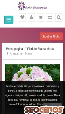 floriintimisoara.eu/flori-sfanta-maria/aranjament-maria mobil förhandsvisning