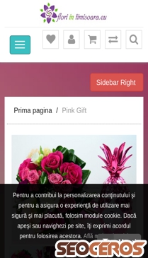 floriintimisoara.eu/pink-gift mobil previzualizare