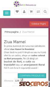 floriintimisoara.eu/ziua-mamei mobil náhled obrázku
