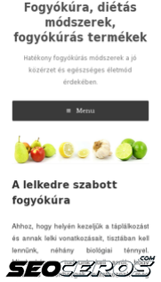 fogyokura.com mobil obraz podglądowy