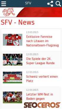 football.ch mobil Vorschau