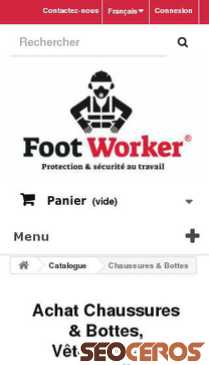 footworker.ch/fr/200-achat-chaussures-bottes-securite-vente-epi-equipement-de-protection-individuelle-vetements-de-travail-professionnels-en-suisse mobil Vorschau