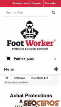 footworker.ch/fr/3100-achat-protections-auditives-vente-epi-equipement-de-protection-individuelle-vetements-de-travail-professionnels-en-suisse mobil Vista previa