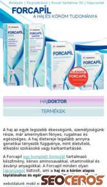 forcapil.hu mobil preview