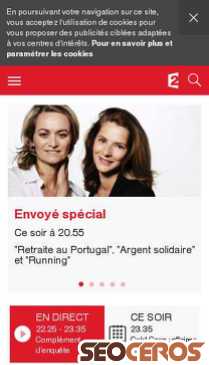 france2.fr mobil preview