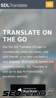 freetranslation.com mobil Vorschau