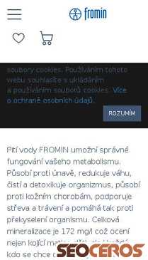 fromin.cz mobil förhandsvisning