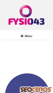 fysio043.nl mobil preview