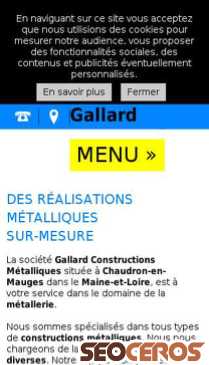 gallard-constructions-metalliques.fr mobil previzualizare