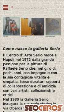 galleriaserio.it mobil preview