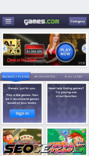 games.com mobil előnézeti kép