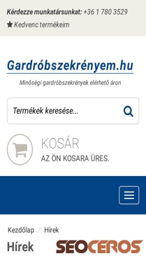 gardrobszekrenyem.hu/hirek mobil obraz podglądowy