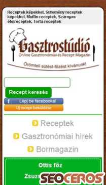 gasztrostudio.hu mobil előnézeti kép