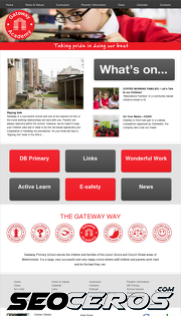 gatewayprimary.co.uk mobil előnézeti kép
