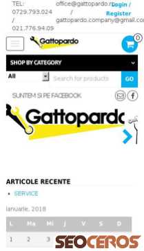 gattopardo.ro mobil náhled obrázku