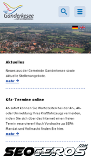 gemeindeganderkesee.de mobil előnézeti kép
