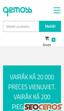 gemoss.lv/shop mobil obraz podglądowy