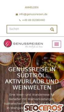 genussreisen.de/genussreise-suedtirol-aktivurlaub-und-weinwelten mobil Vista previa