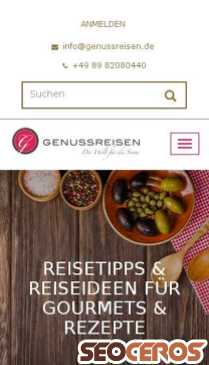 genussreisen.de/reisetipps-und-rezepte-fur-gourmets mobil előnézeti kép