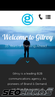 gilroy.co.uk mobil vista previa
