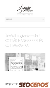 gitarkotta.hu mobil náhled obrázku
