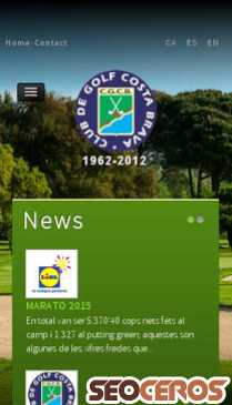 golfcostabrava.com mobil előnézeti kép