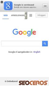 google.nl mobil Vista previa