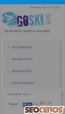 ski-transfers.co.uk mobil förhandsvisning