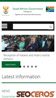 gov.za mobil előnézeti kép