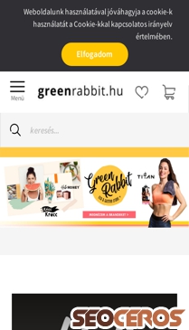 greenrabbit.hu mobil Vorschau