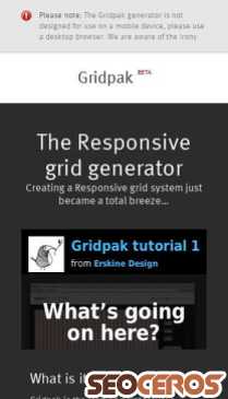 gridpak.com mobil preview