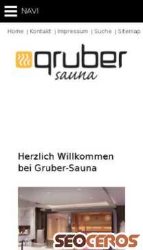 gruber-sauna.at mobil Vorschau