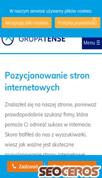 grupa-tense.pl mobil vista previa