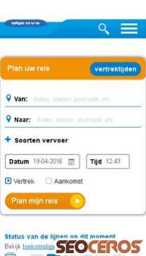 gvb.nl mobil förhandsvisning