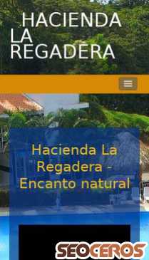 haciendalaregadera.com mobil prikaz slike