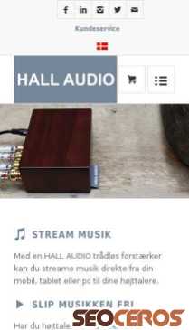 hallaudio.dk mobil preview