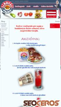 hamburgerpalace.hu mobil náhľad obrázku