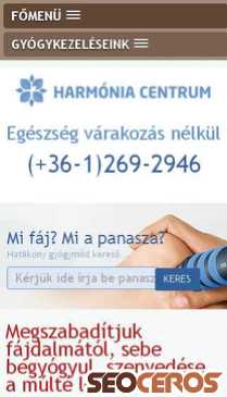 harmonia-centrum.hu mobil náhľad obrázku
