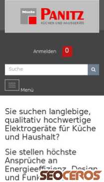 hausgeraete-panitz.de mobil obraz podglądowy