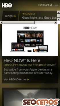 hbo.com mobil preview