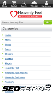 heavenlyfeet.co.uk mobil náhled obrázku
