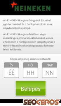 heinekenhungaria.hu mobil előnézeti kép