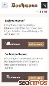 holzschnitzerei-bachmann.com mobil 미리보기