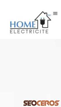 home-electricite.ch mobil förhandsvisning