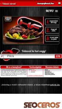 homefood.hu mobil preview