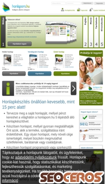 honlapom.hu mobil előnézeti kép