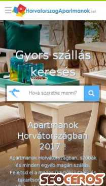 horvatorszagapartmanok.net mobil previzualizare